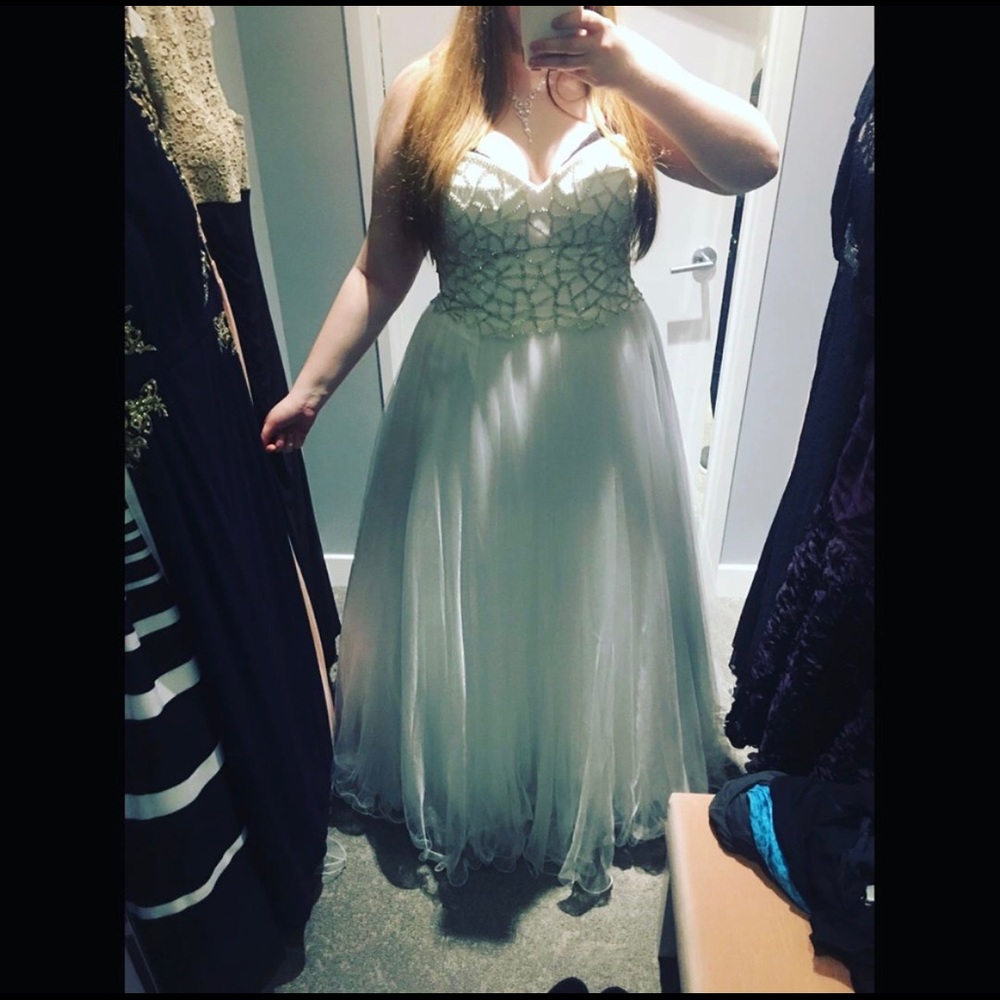 White gown